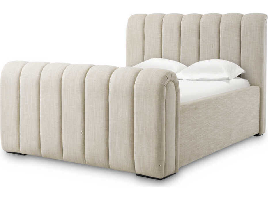 Eichholtz Kayden Queen Size Albury Beige Bed Frame