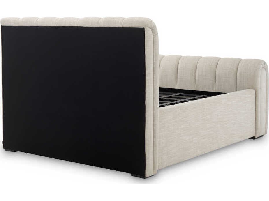 Eichholtz Kayden Queen Size Albury Beige Bed Frame