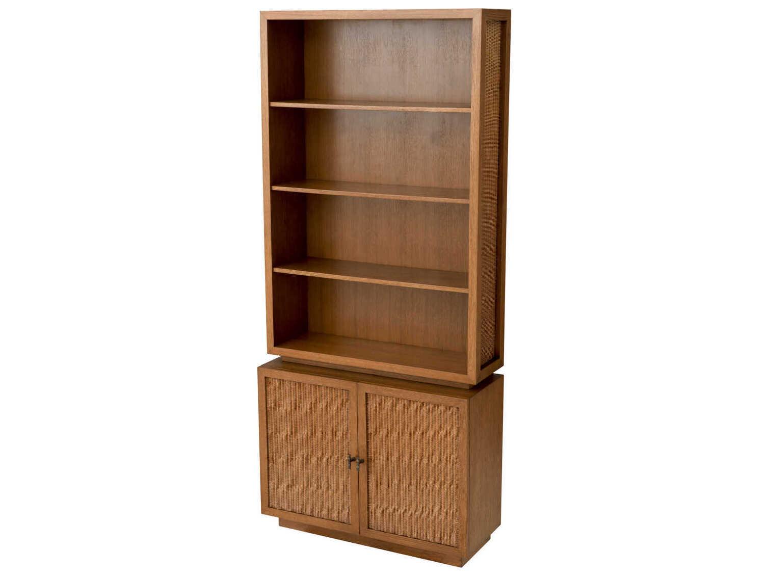 Eichholtz Borchard Caramel Oak Veneer Cabinet