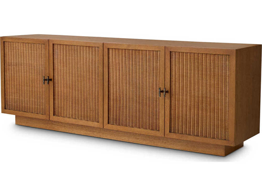 Eichholtz Borchard Caramel Oak Veneer Dresser