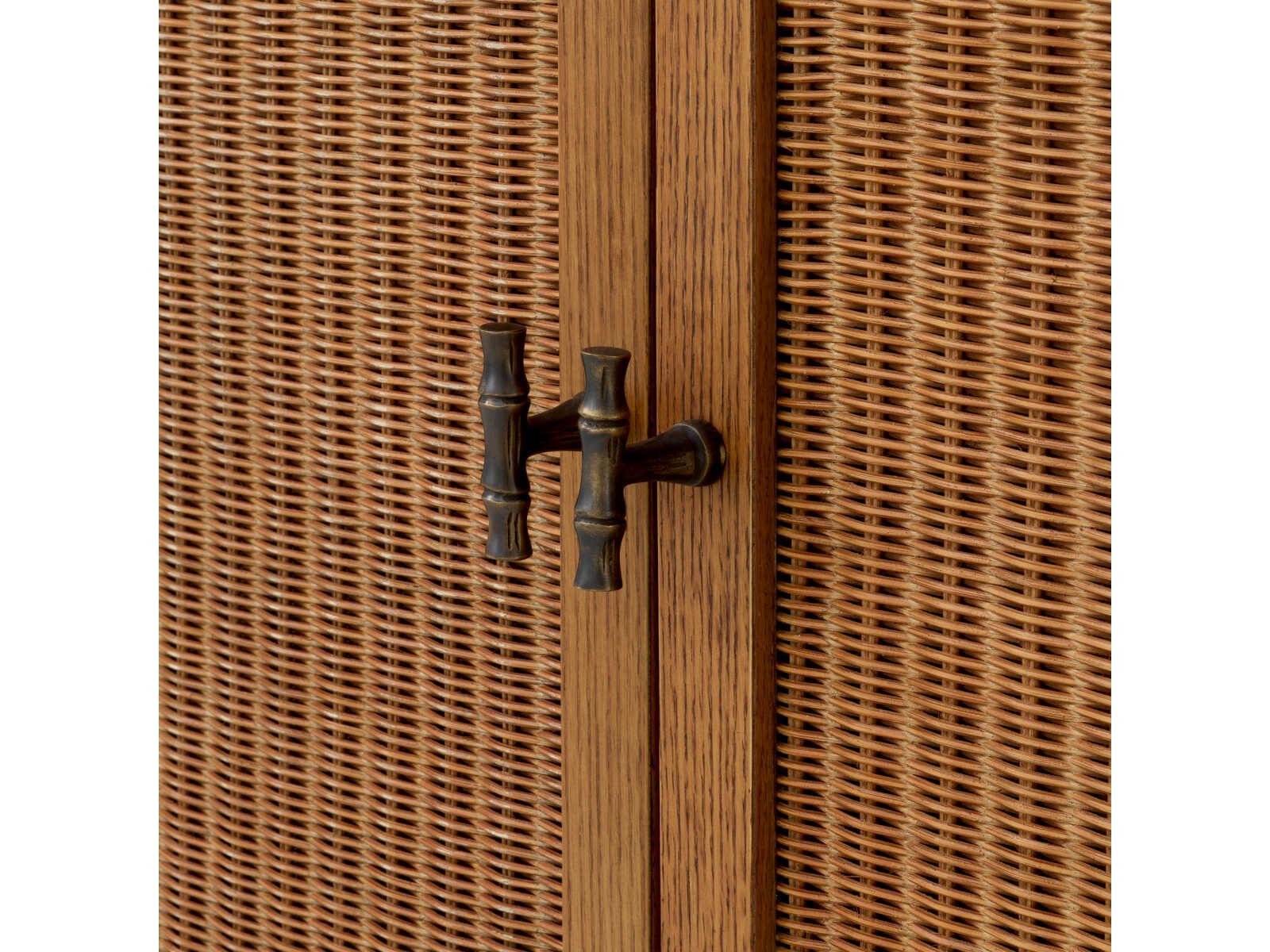 Eichholtz Borchard Caramel Oak Veneer Dresser