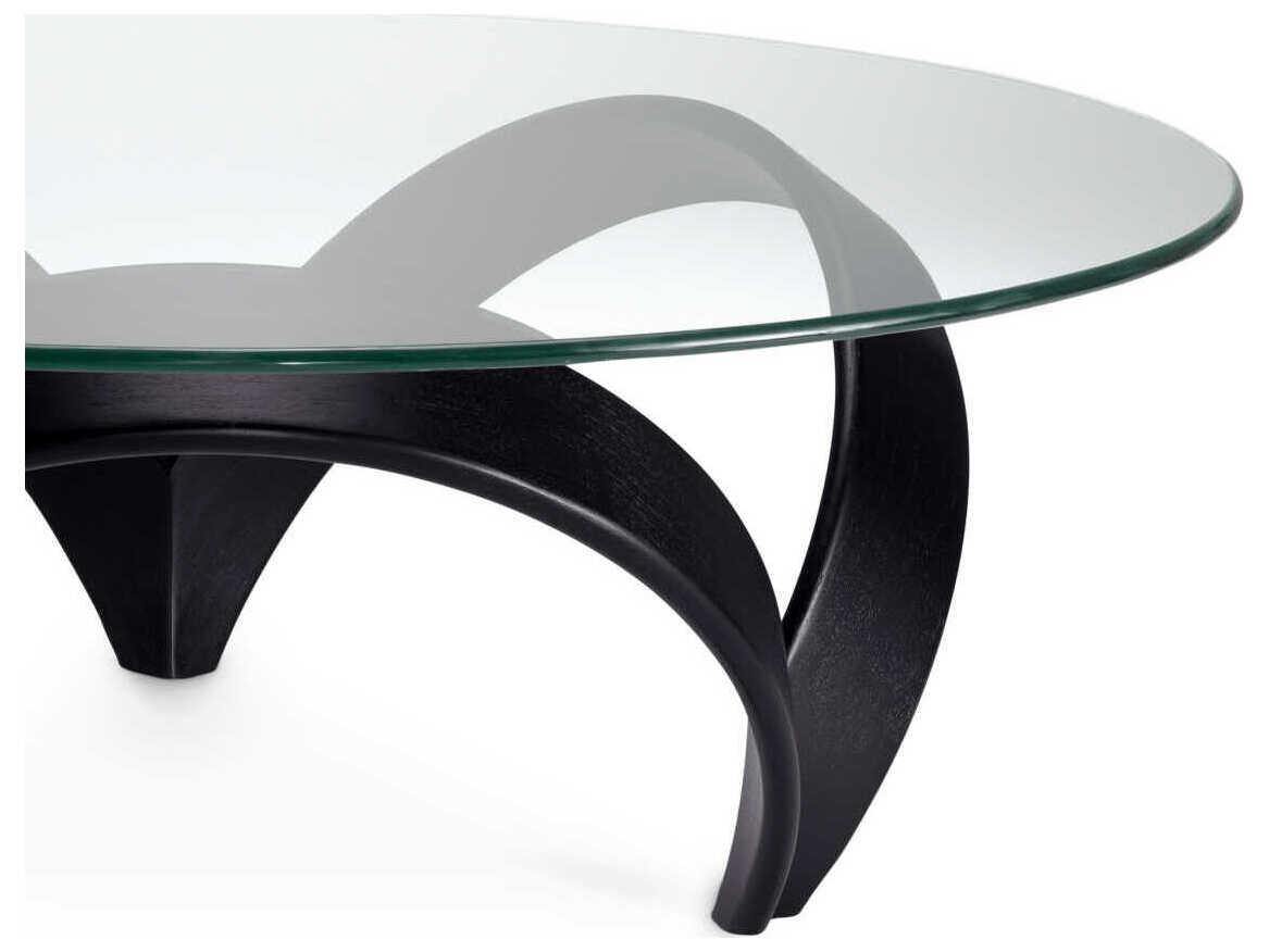 Eichholtz Soquel Black Veneer Coffee Table