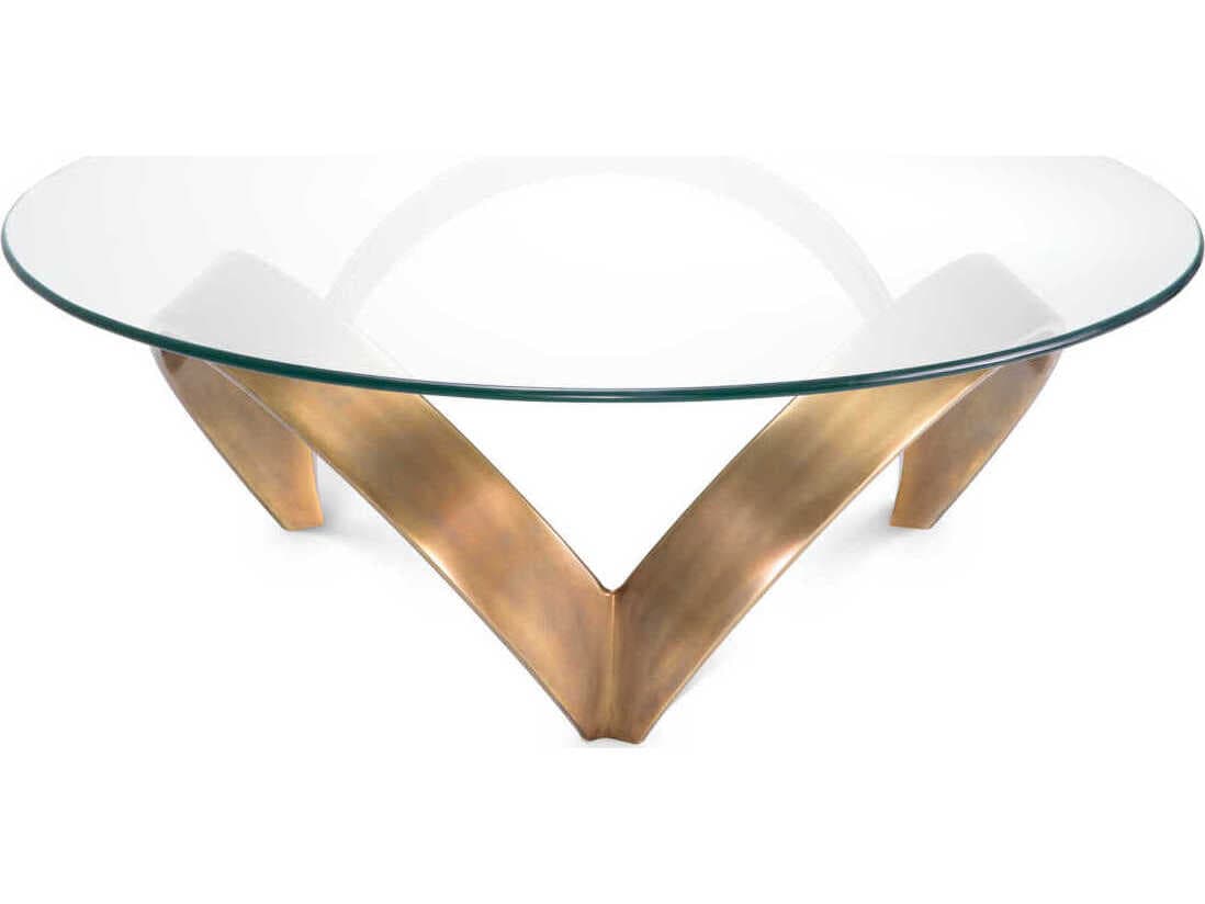 Eichholtz Soquel Vintage Brass Coffee Table