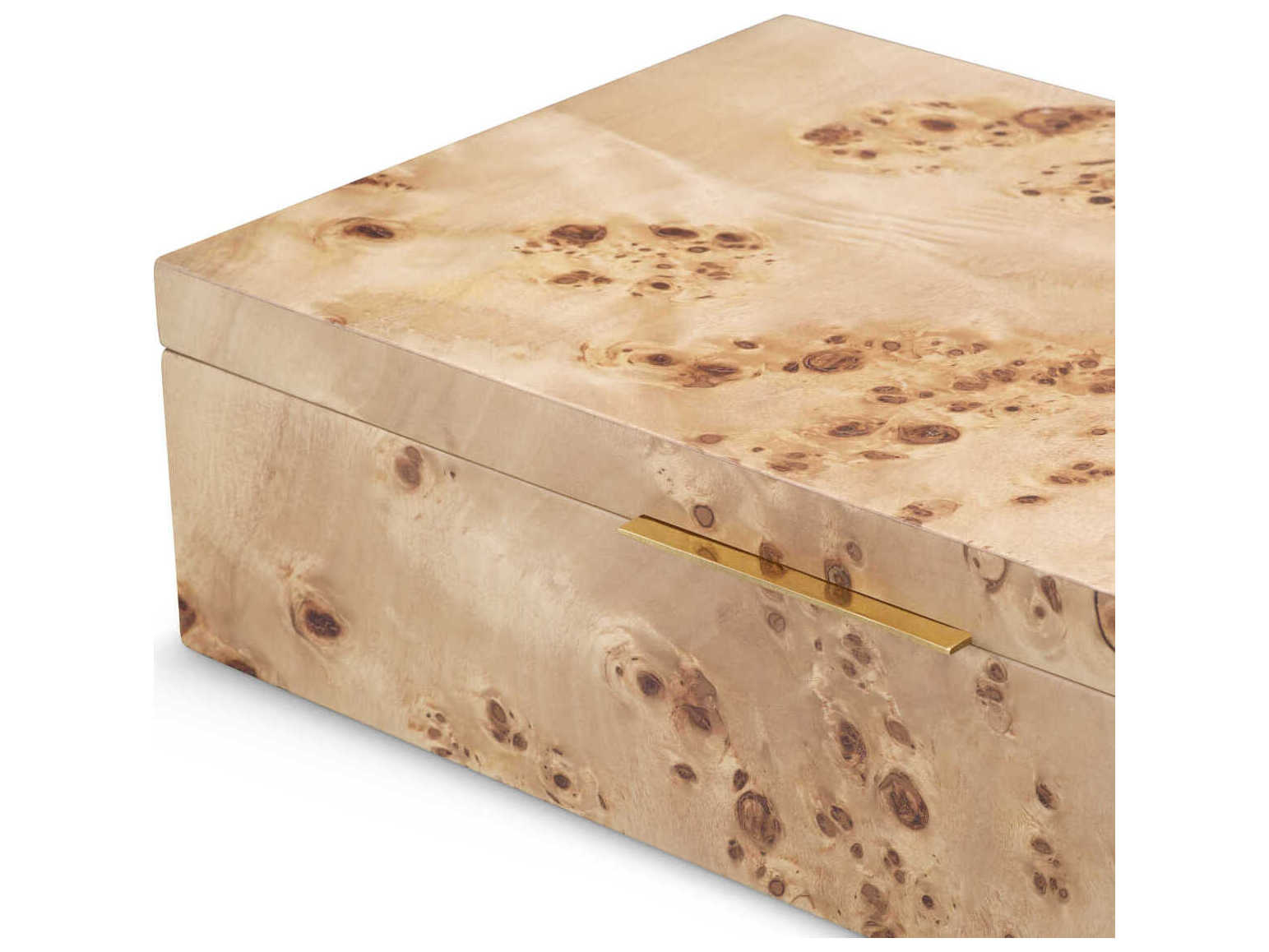 Eichholtz Faro Light Brown Mappa Burl Veneer Box