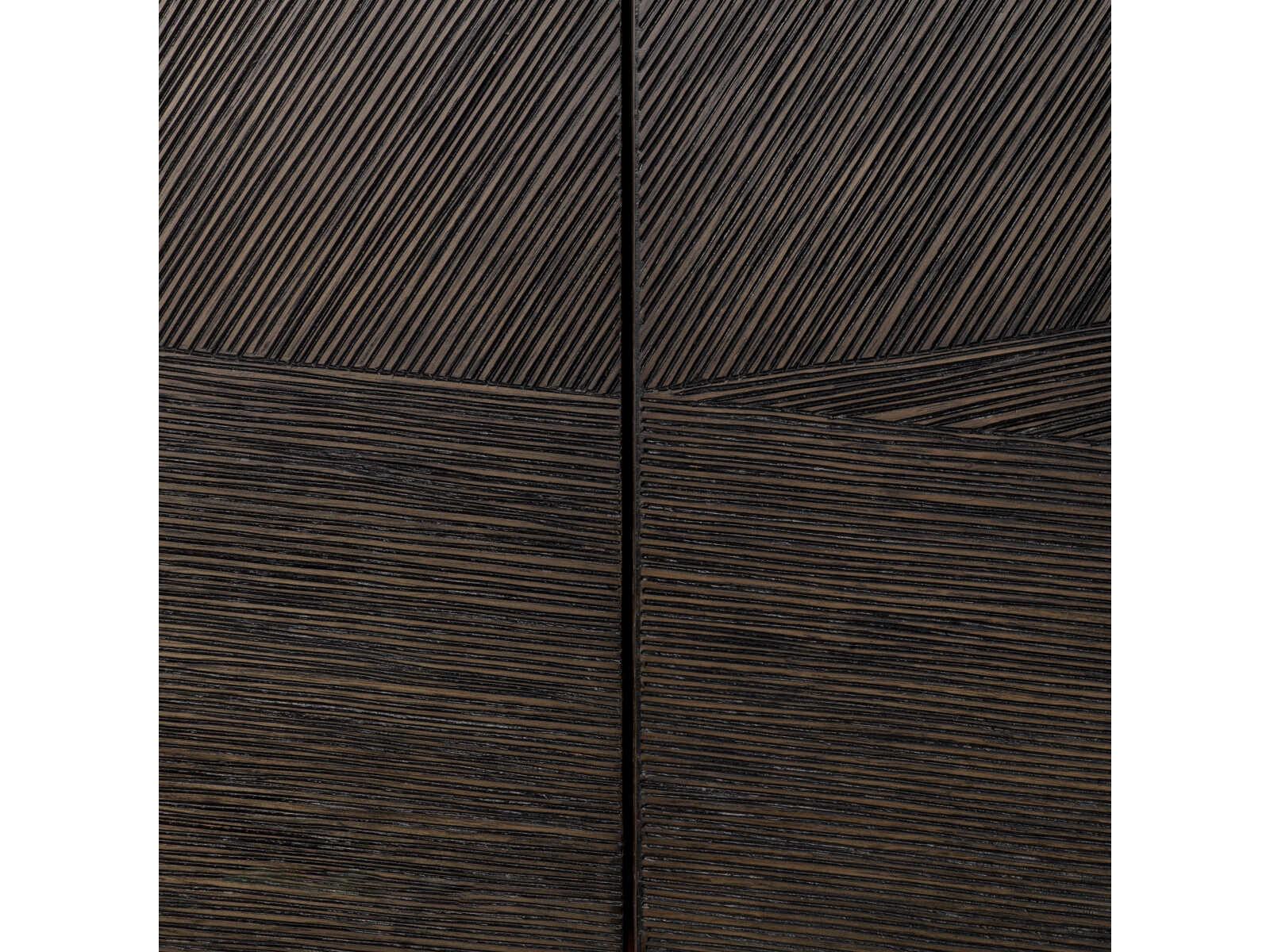 Eichholtz San Martin Mocha Straight Oak Veneer Tv Cabinet