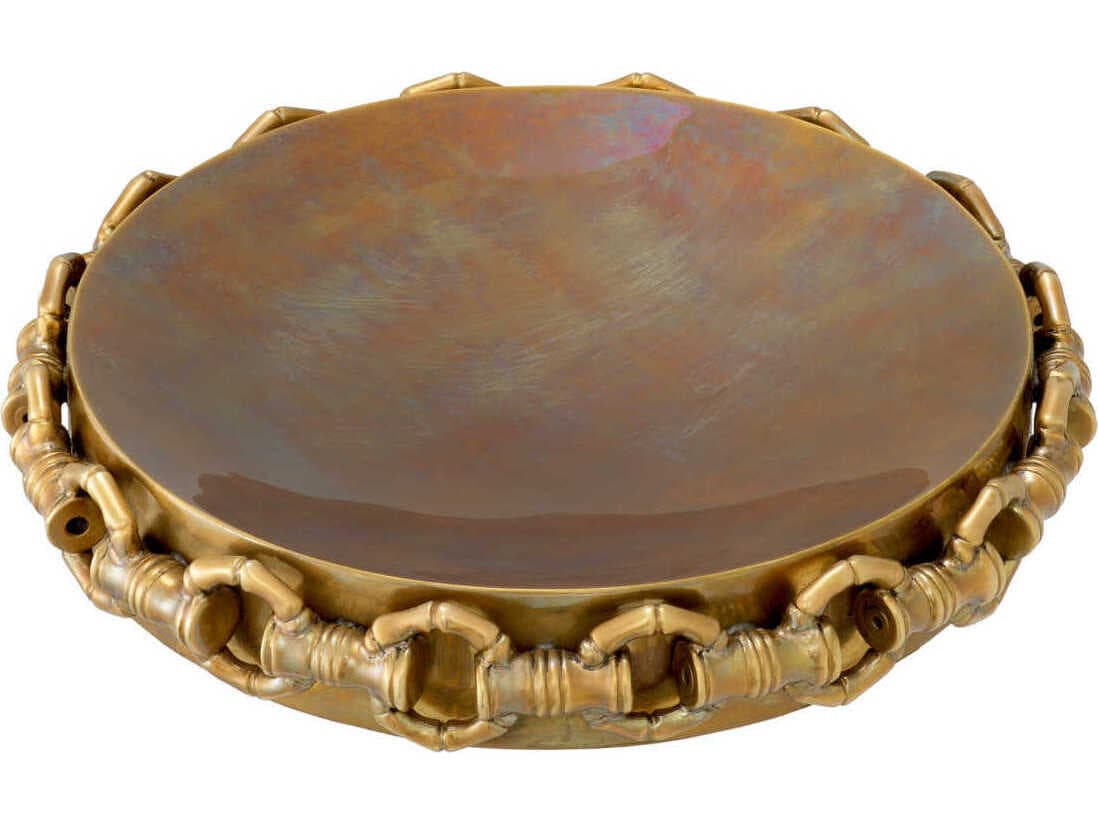 Eichholtz Clementine Vintage Brass Bowl