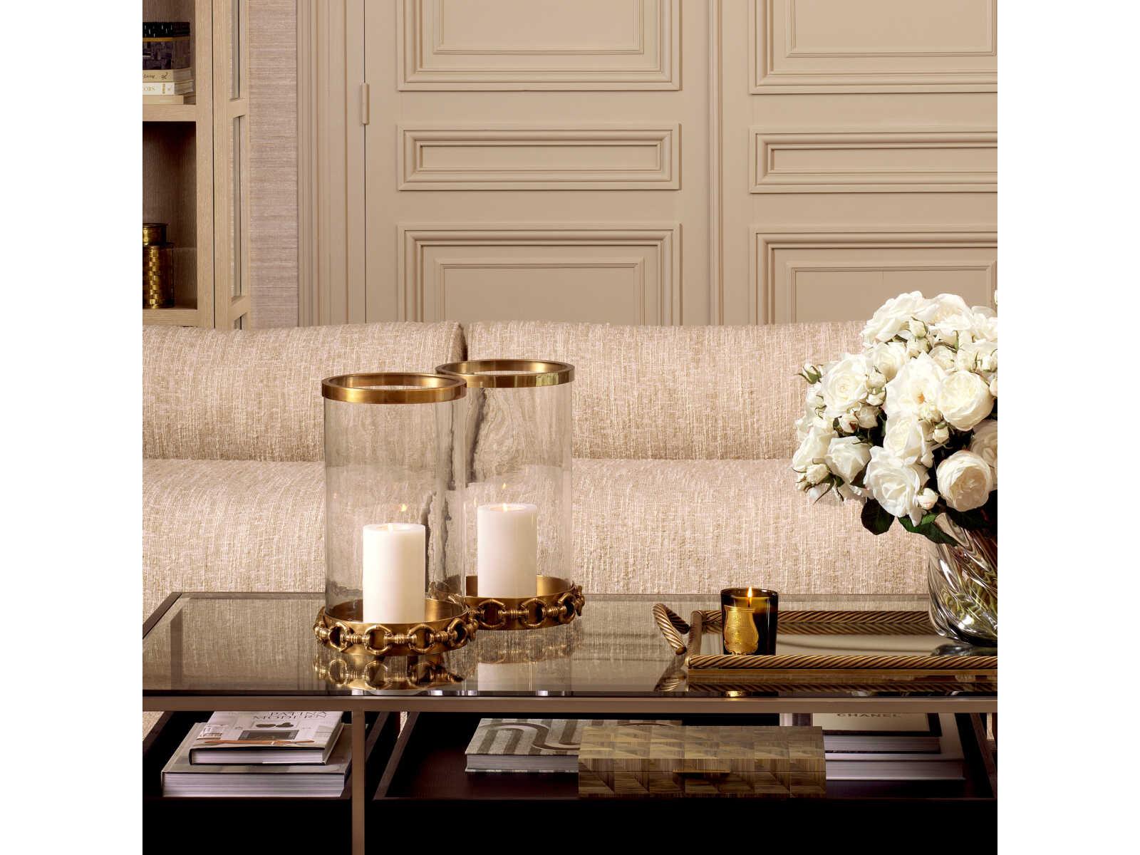 Eichholtz Clementine L Vintage Brass Hurricane