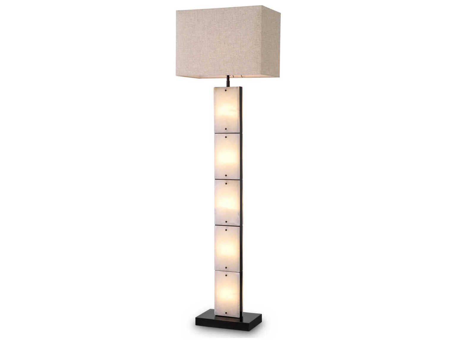 Eichholtz Ortiz Bronze Highlight Incl Shade Floor Lamp