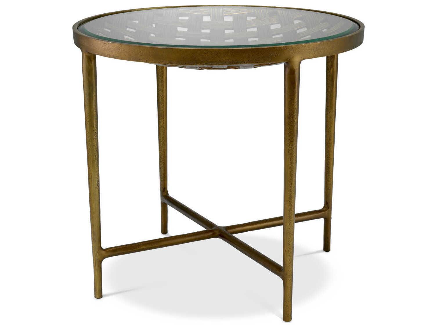 Eichholtz Sorrento Antique Brass Side Table
