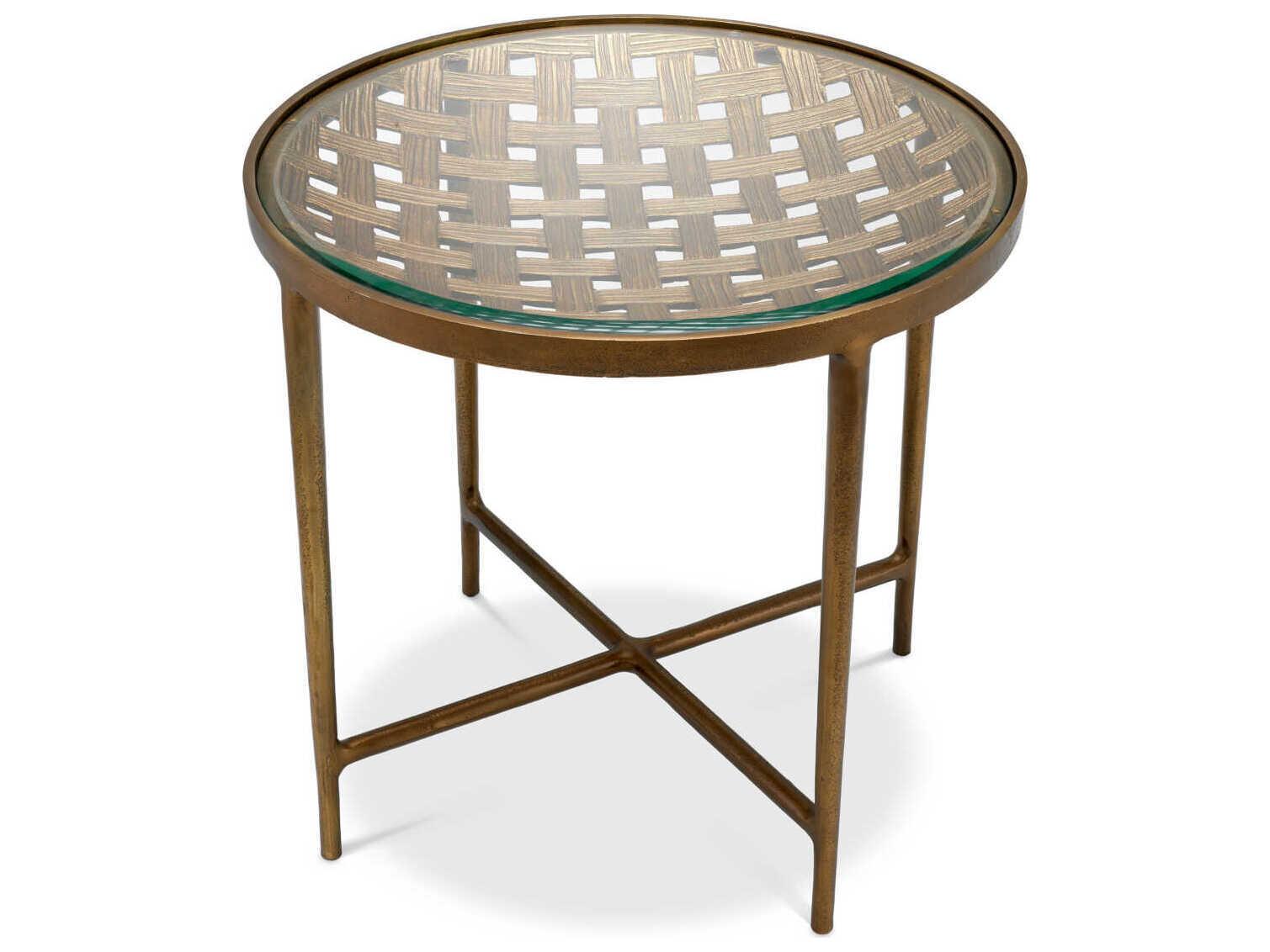 Eichholtz Sorrento Antique Brass Side Table