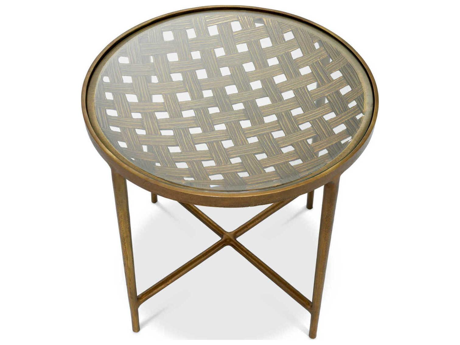 Eichholtz Sorrento Antique Brass Side Table