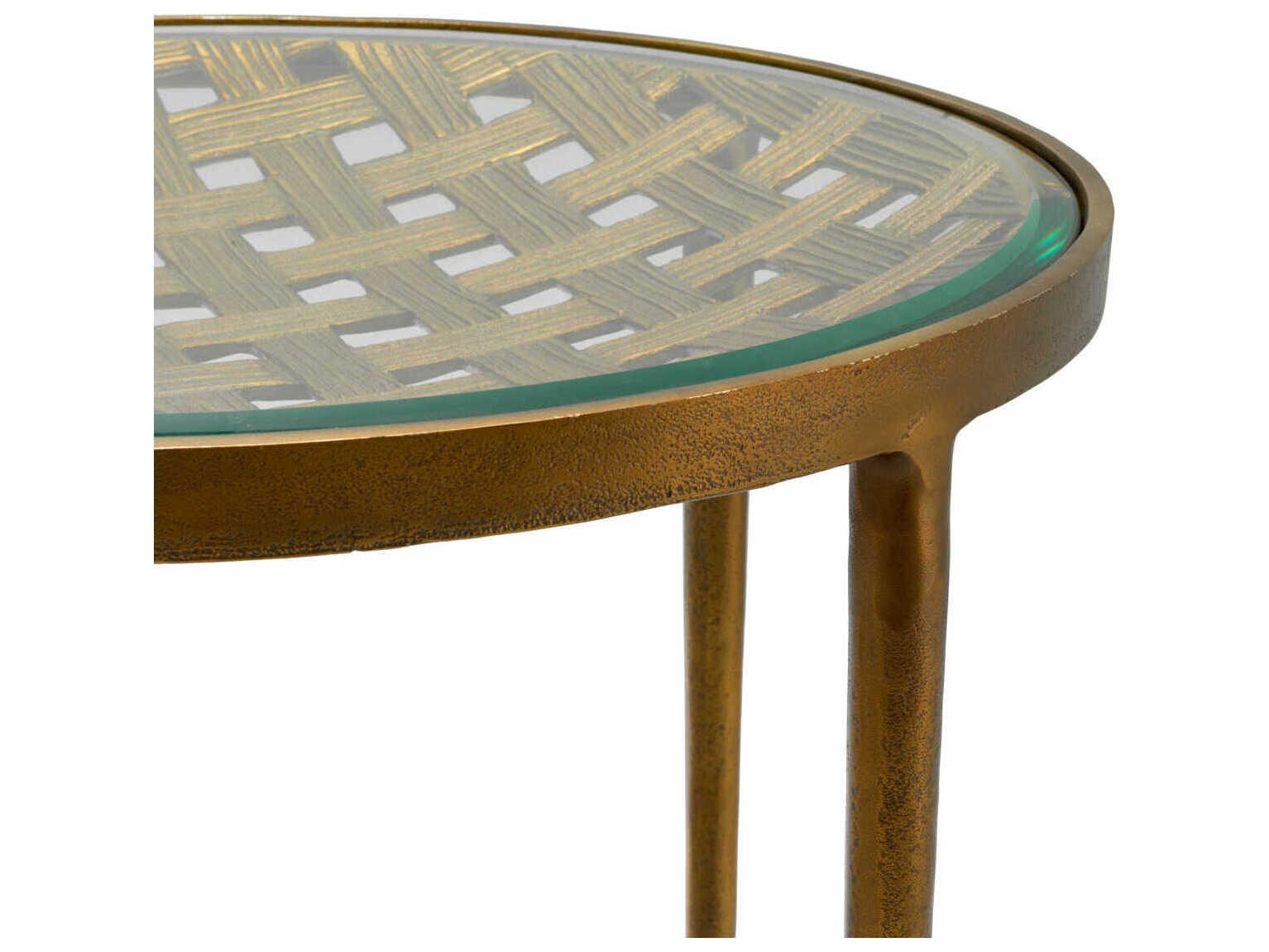 Eichholtz Sorrento Antique Brass Side Table