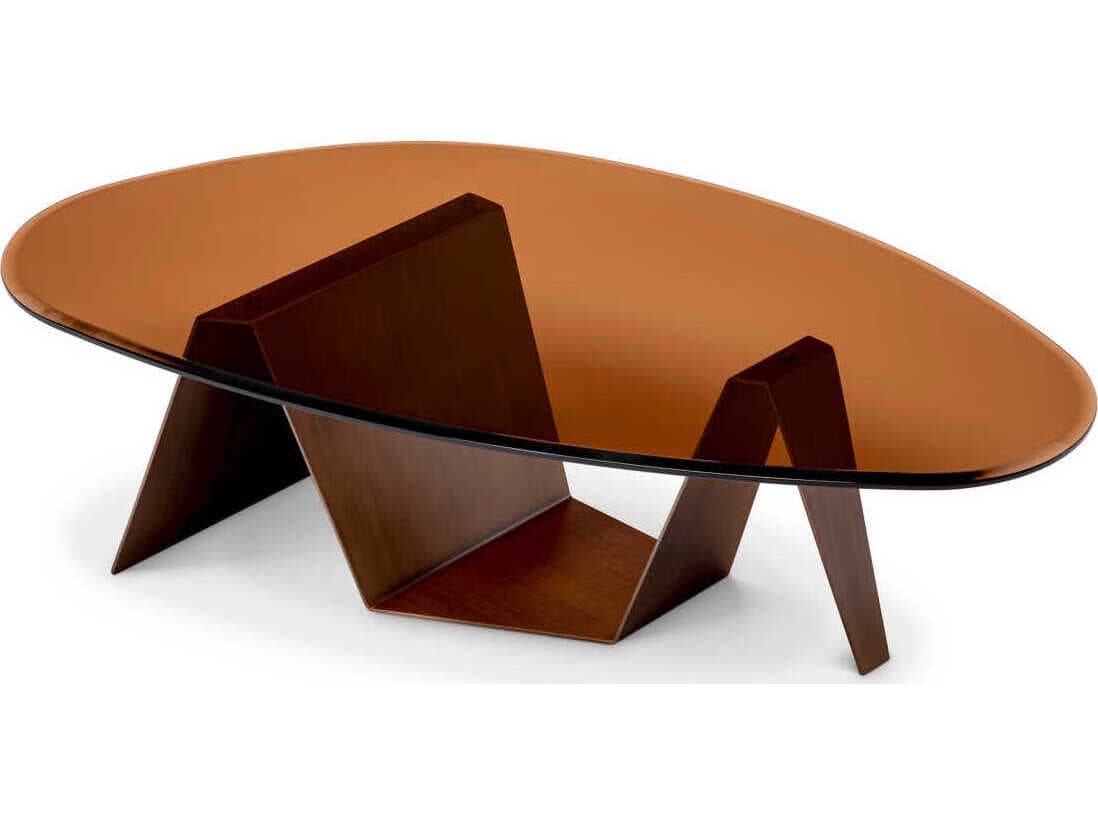 Eichholtz Lavello Dark Brushed Brass Coffee Table