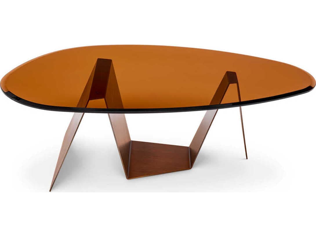 Eichholtz Lavello Dark Brushed Brass Coffee Table