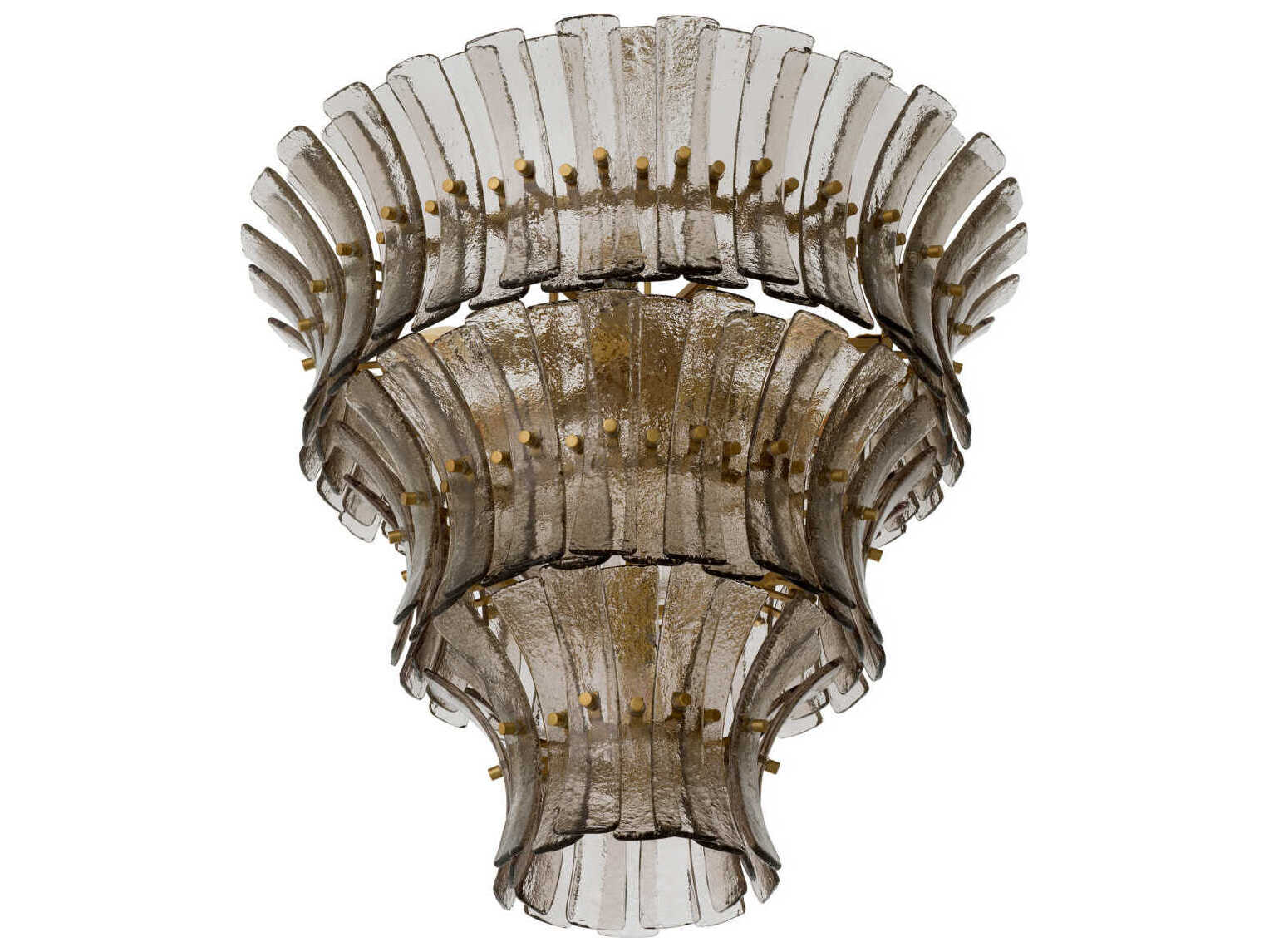 Eichholtz Toscano Smoke Glass Chandelier