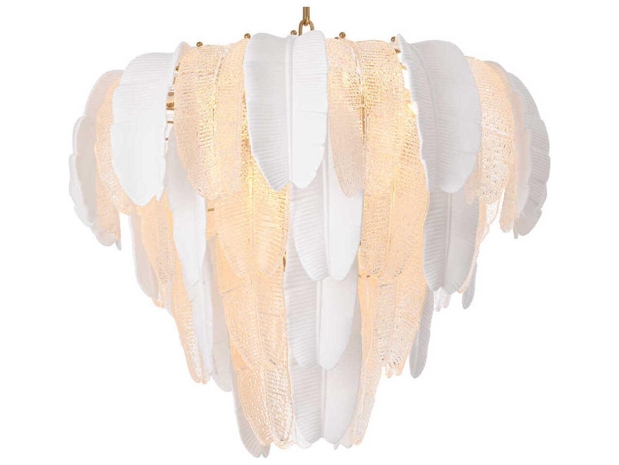 Eichholtz Saint Lucia S White Ceramic Chandelier