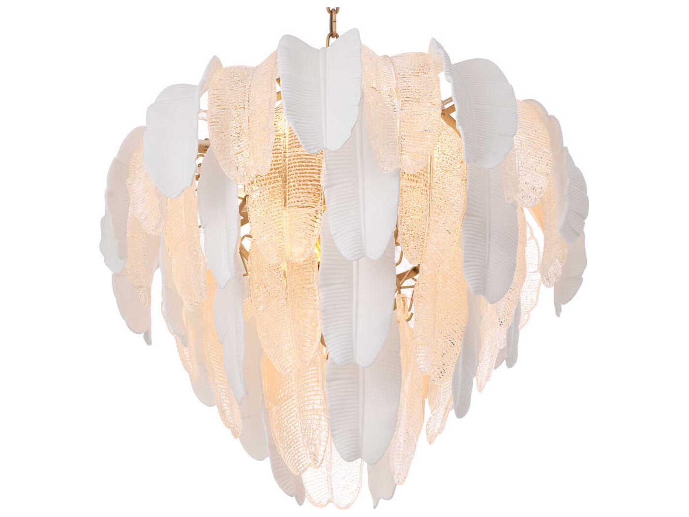 Eichholtz Saint Lucia S White Ceramic Chandelier