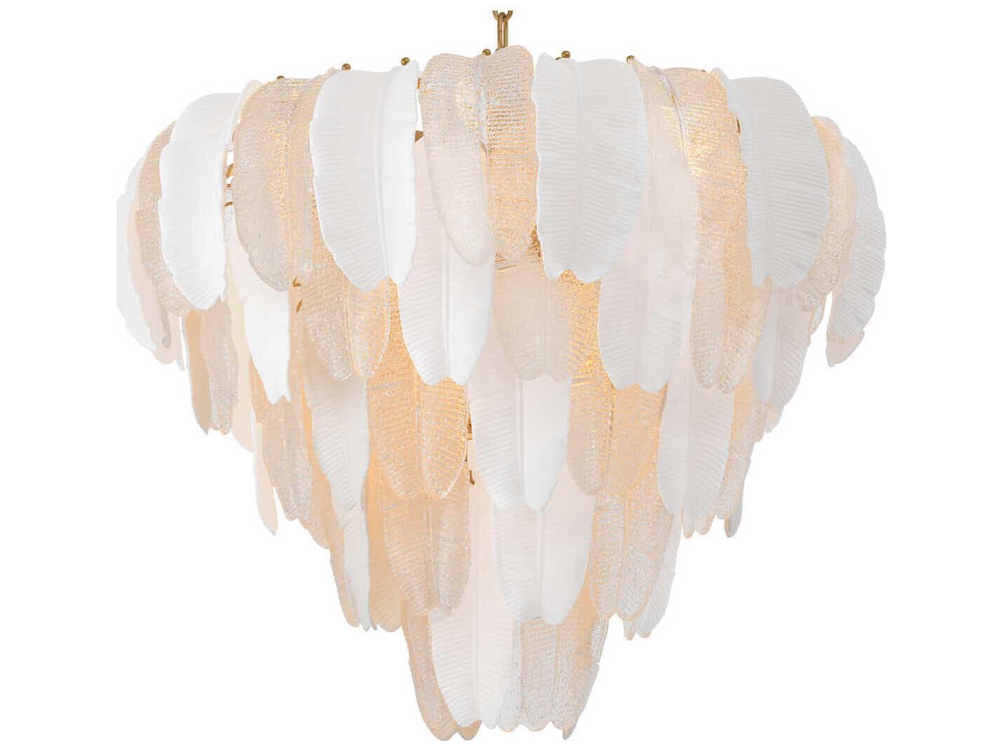 Eichholtz Saint Lucia L White Ceramic Chandelier