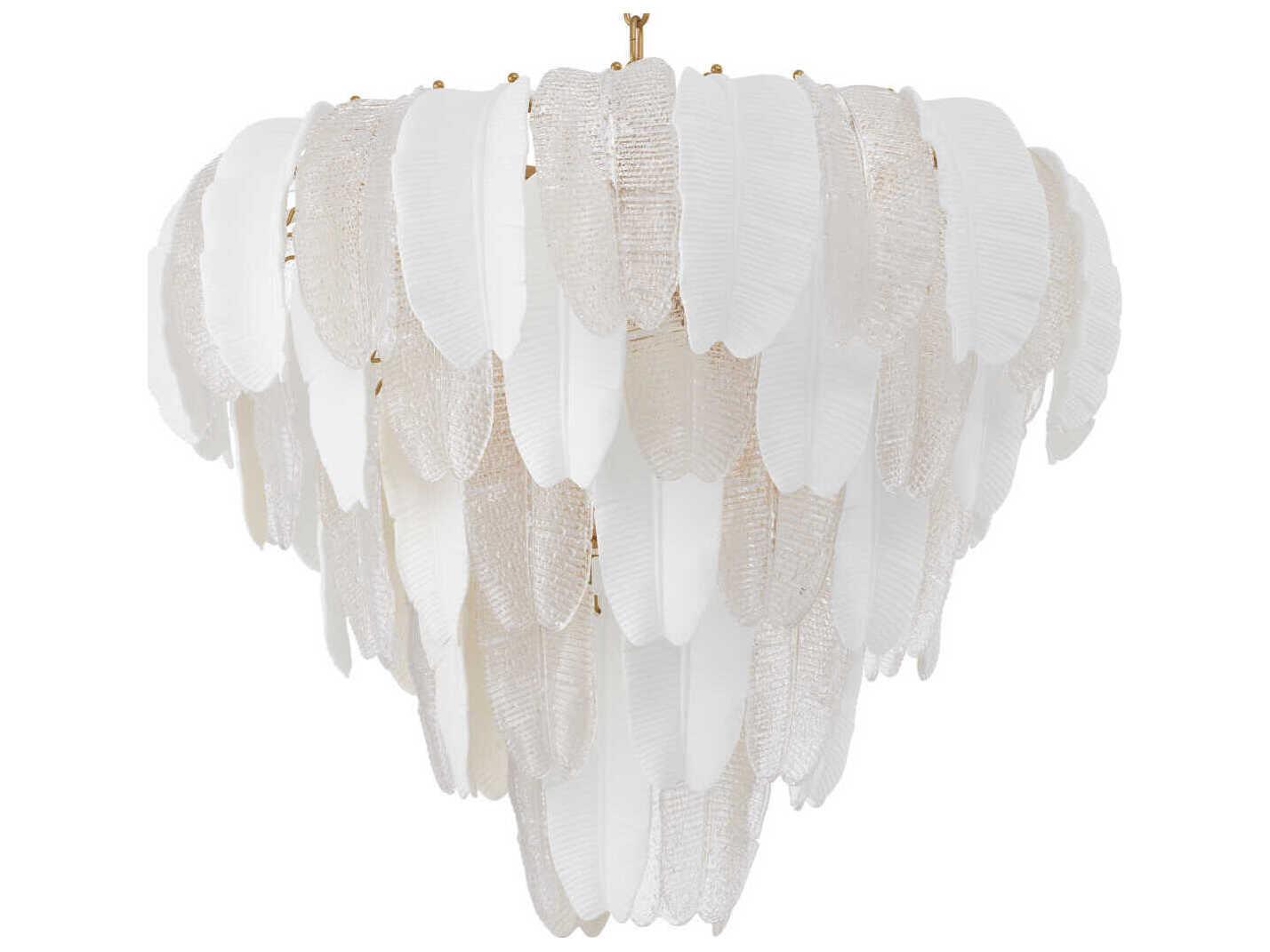 Eichholtz Saint Lucia L White Ceramic Chandelier