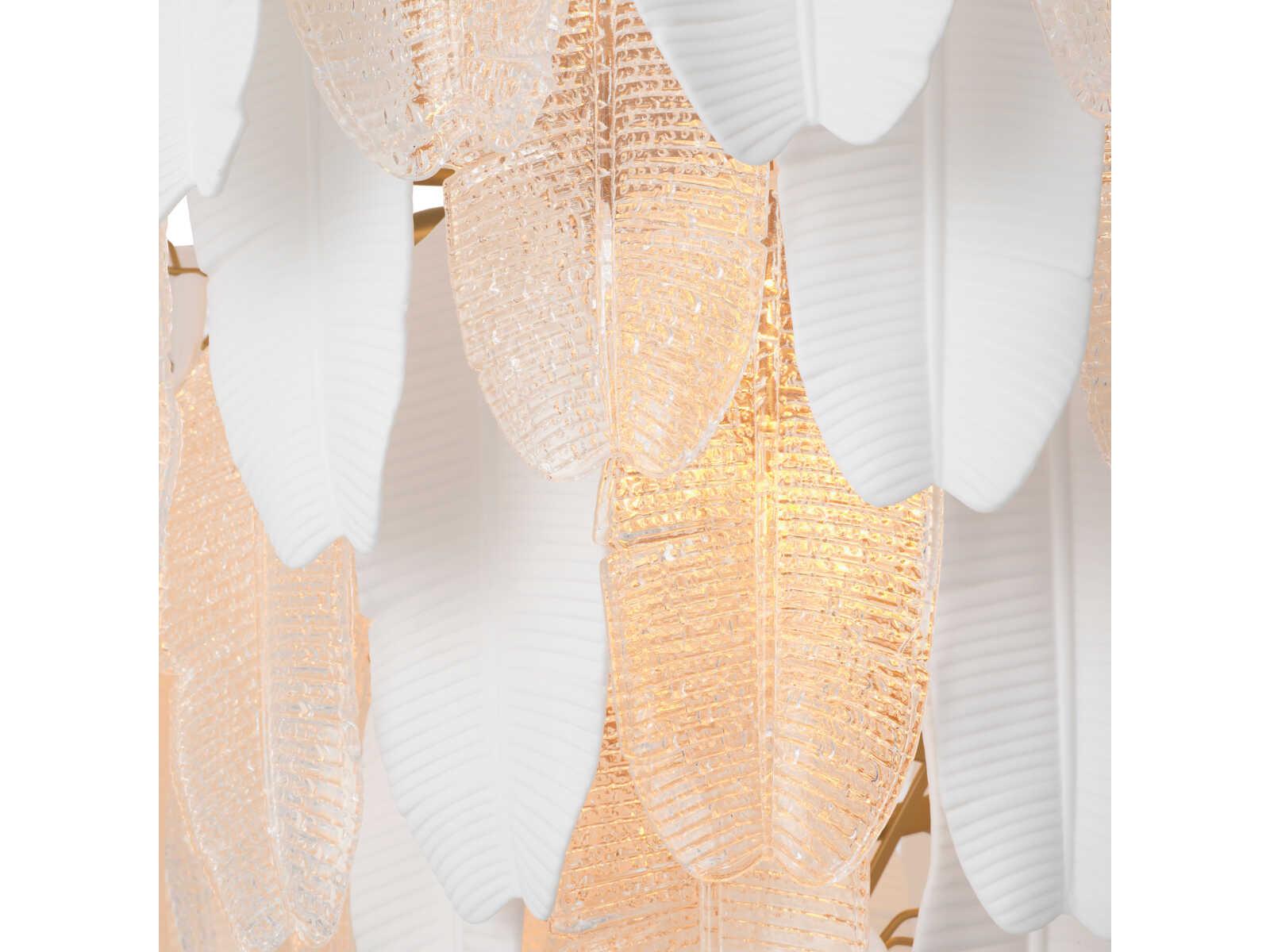 Eichholtz Saint Lucia L White Ceramic Chandelier