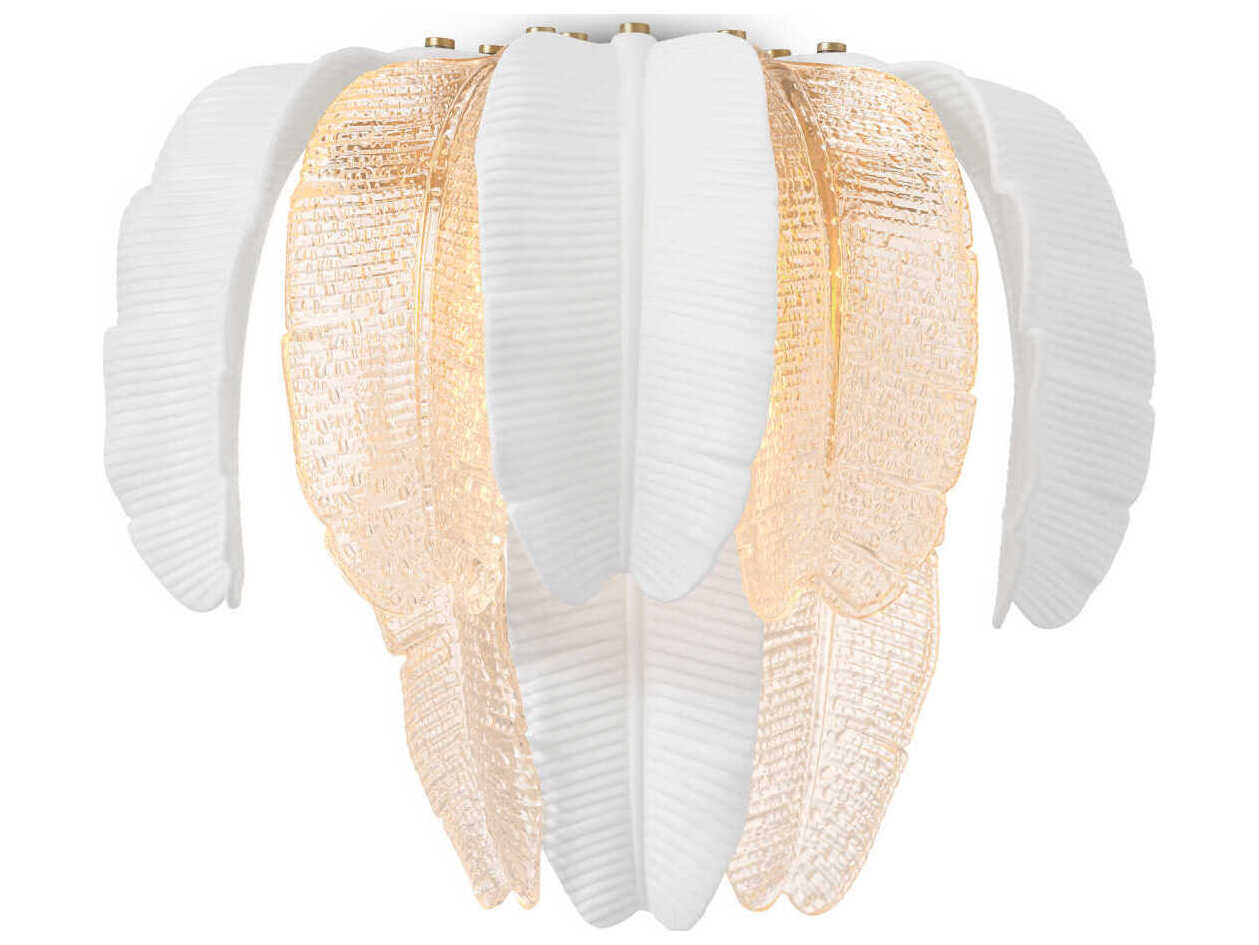 Eichholtz Saint Lucia White Ceramic Wall Lamp