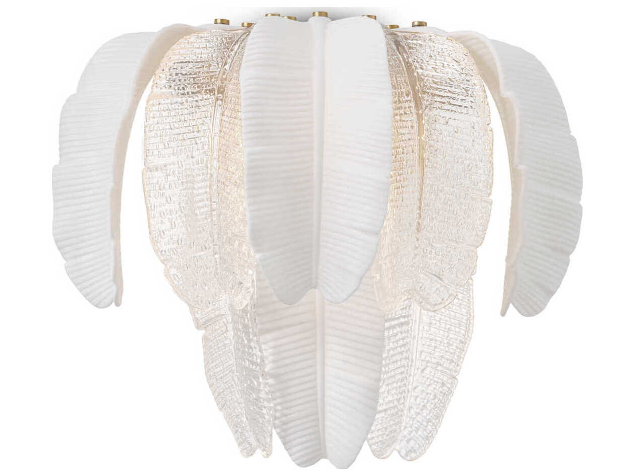 Eichholtz Saint Lucia White Ceramic Wall Lamp