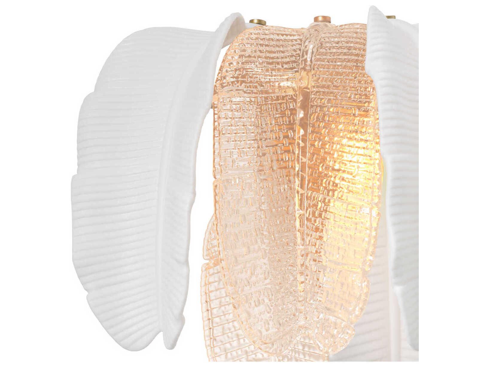 Eichholtz Saint Lucia White Ceramic Wall Lamp