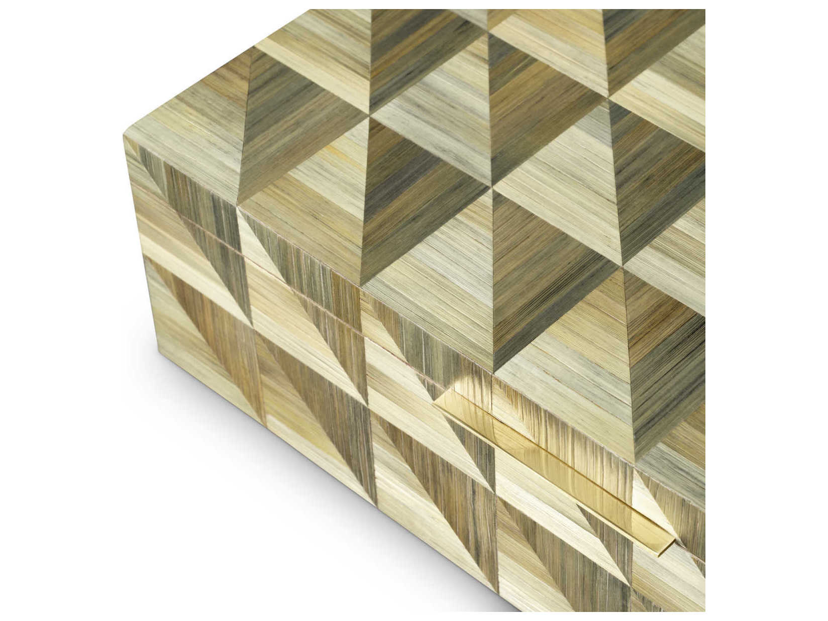Eichholtz Hilgard Straw Marquetry Brown Box