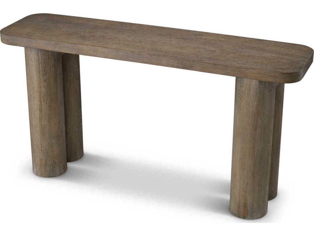 Eichholtz Lindbrook Silverstone Oak Veneer Console Table