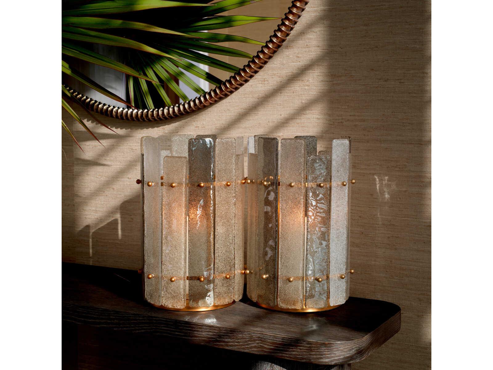 Eichholtz Greyson Smoke Glass Hurricane