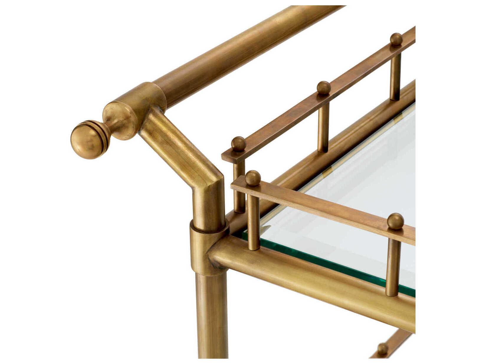 Eichholtz Scarlett L Vintage Brass Trolley