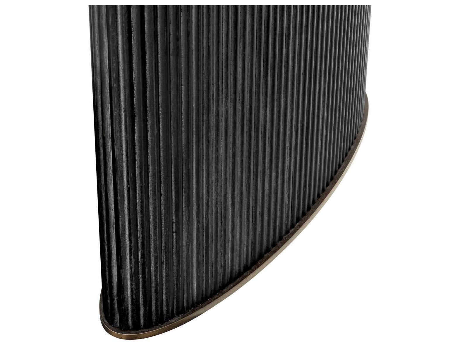 Eichholtz Winston Charcoal Grey Oak Veneer Dining Table