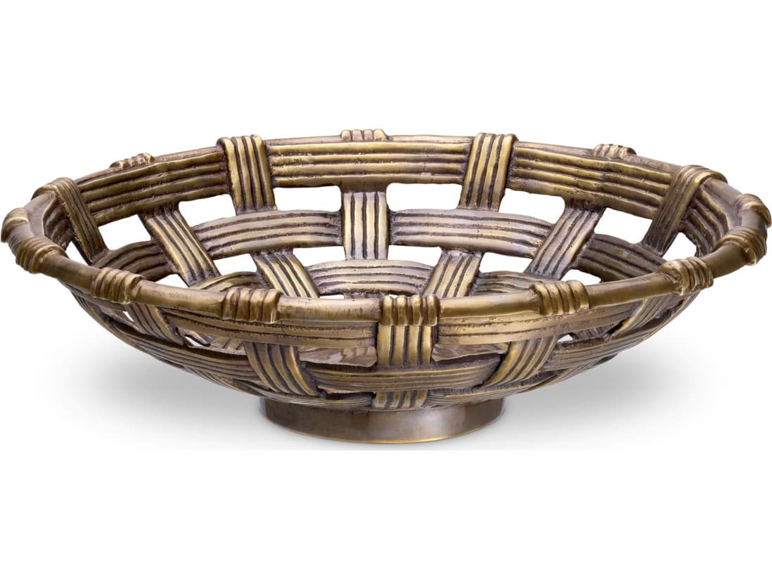 Eichholtz Vintage Brass Decorative Plate