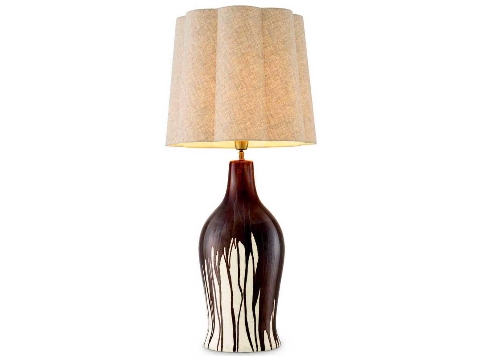 Eichholtz Beatriz Brown Incl Shade Table Lamp