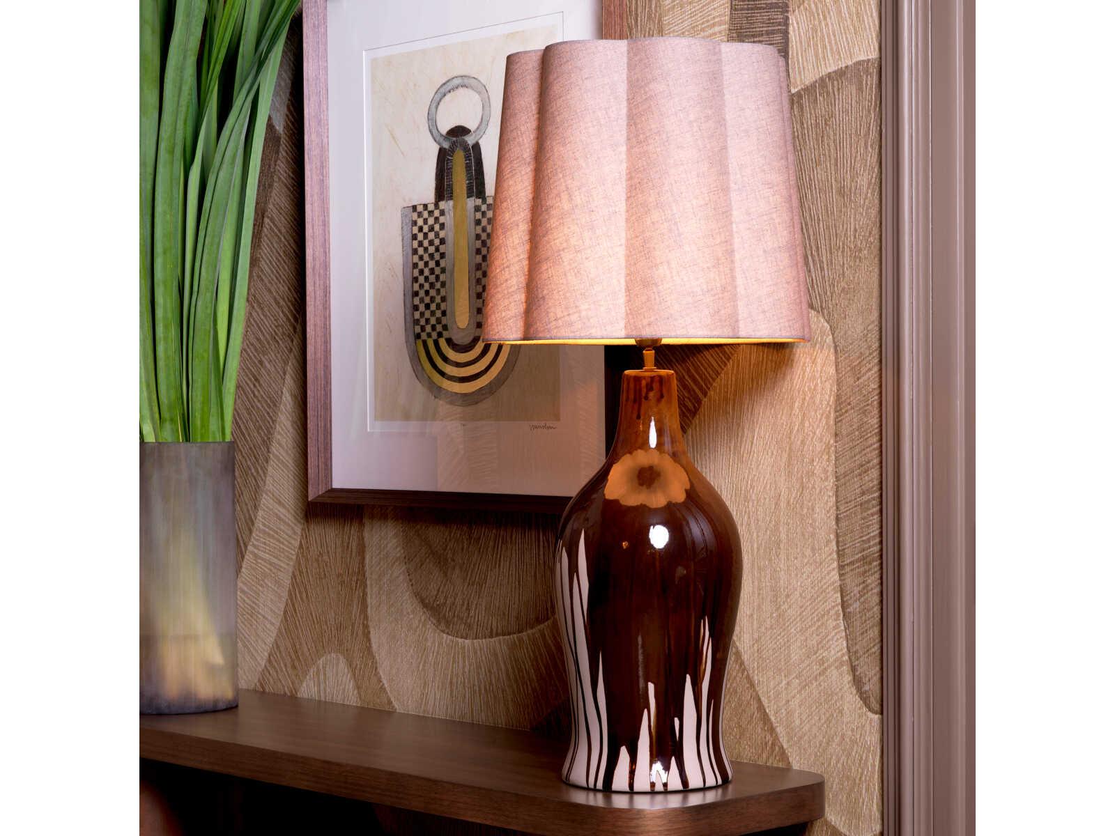Eichholtz Beatriz Brown Incl Shade Table Lamp