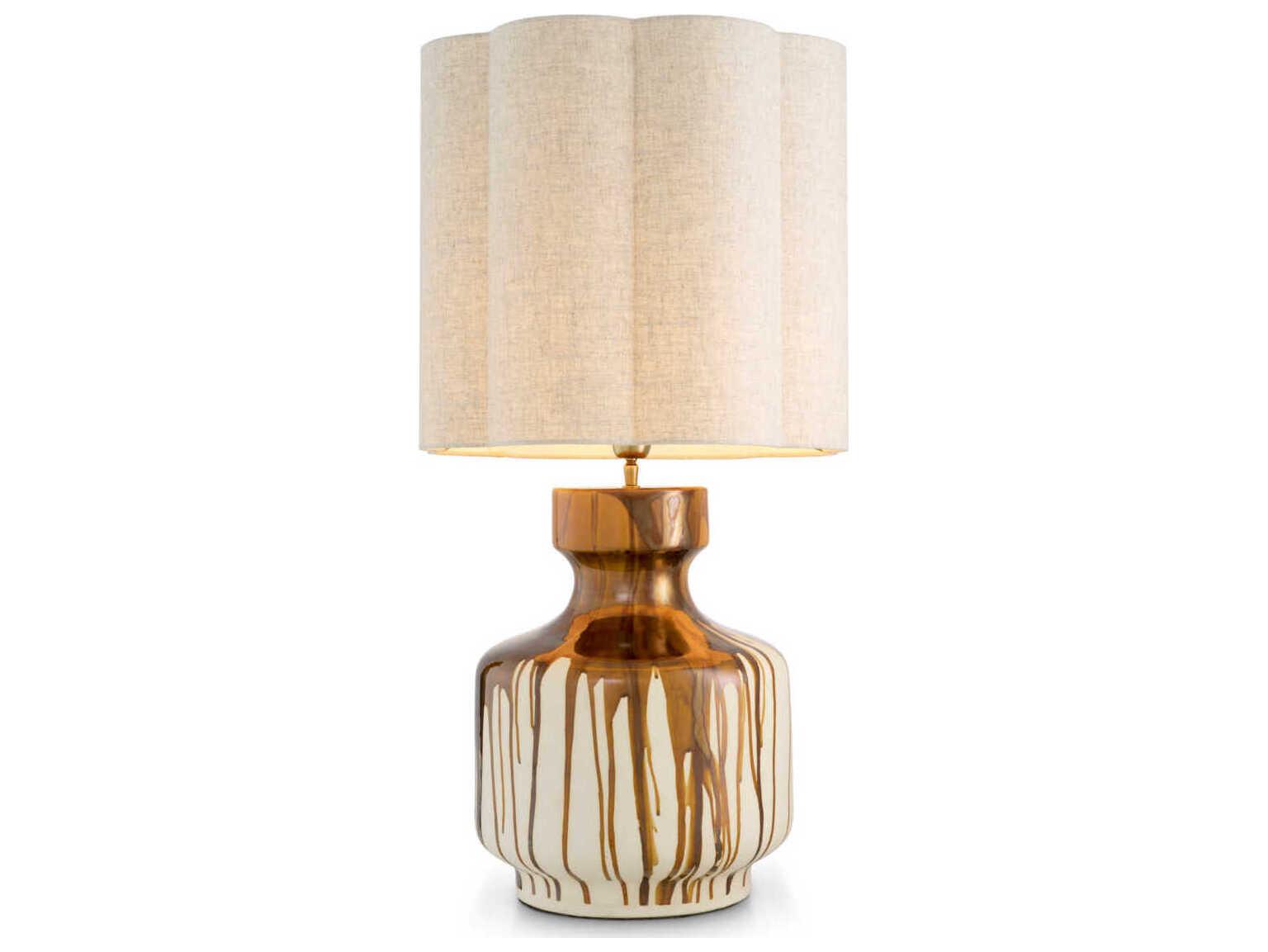 Eichholtz Lorena Brown Incl Shade Table Lamp