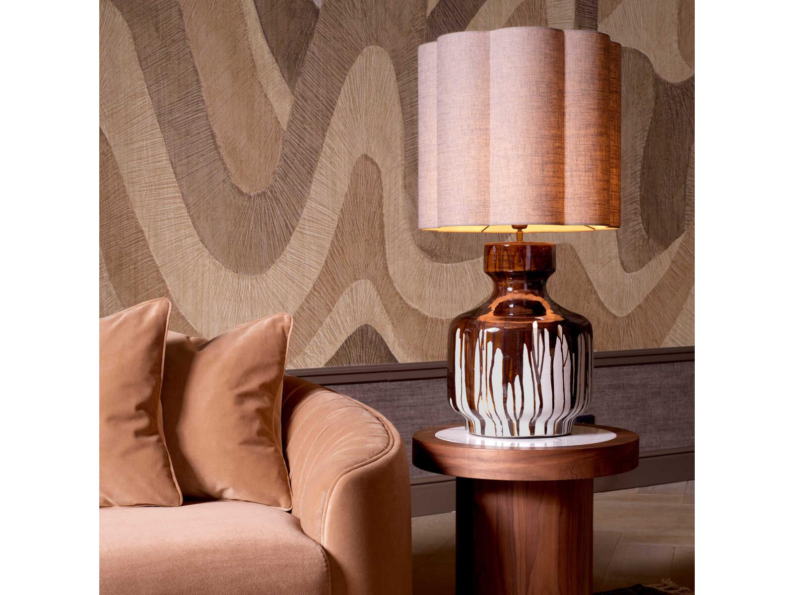Eichholtz Lorena Brown Incl Shade Table Lamp
