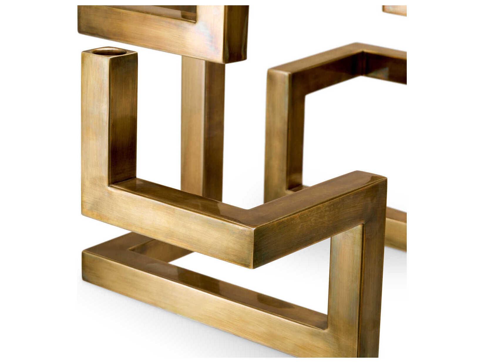 Eichholtz Skyline Vintage Brass Candle Holder