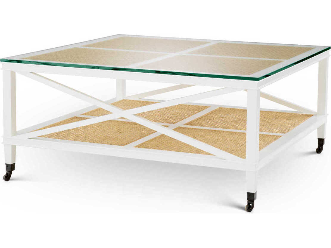 Eichholtz Bahamas Piano White Coffee Table