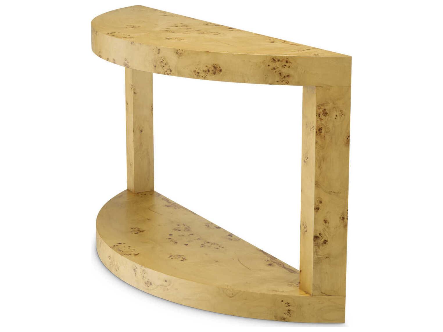 Eichholtz Raphael Mappa Burl Veneer Console Table