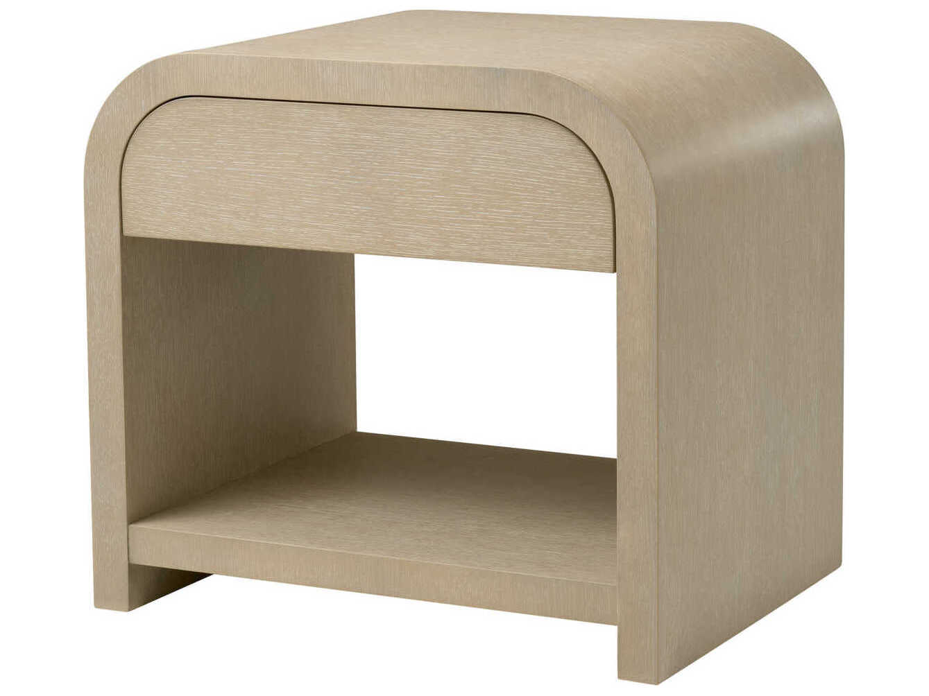 Eichholtz Rhodes Washed Oak Veneer Nightstand