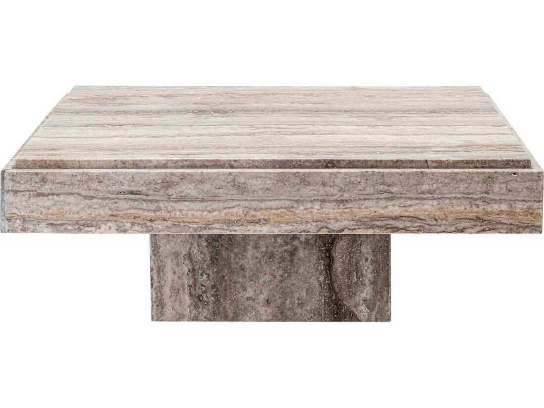 Eichholtz Sartoria Silver Travertine Coffee Table