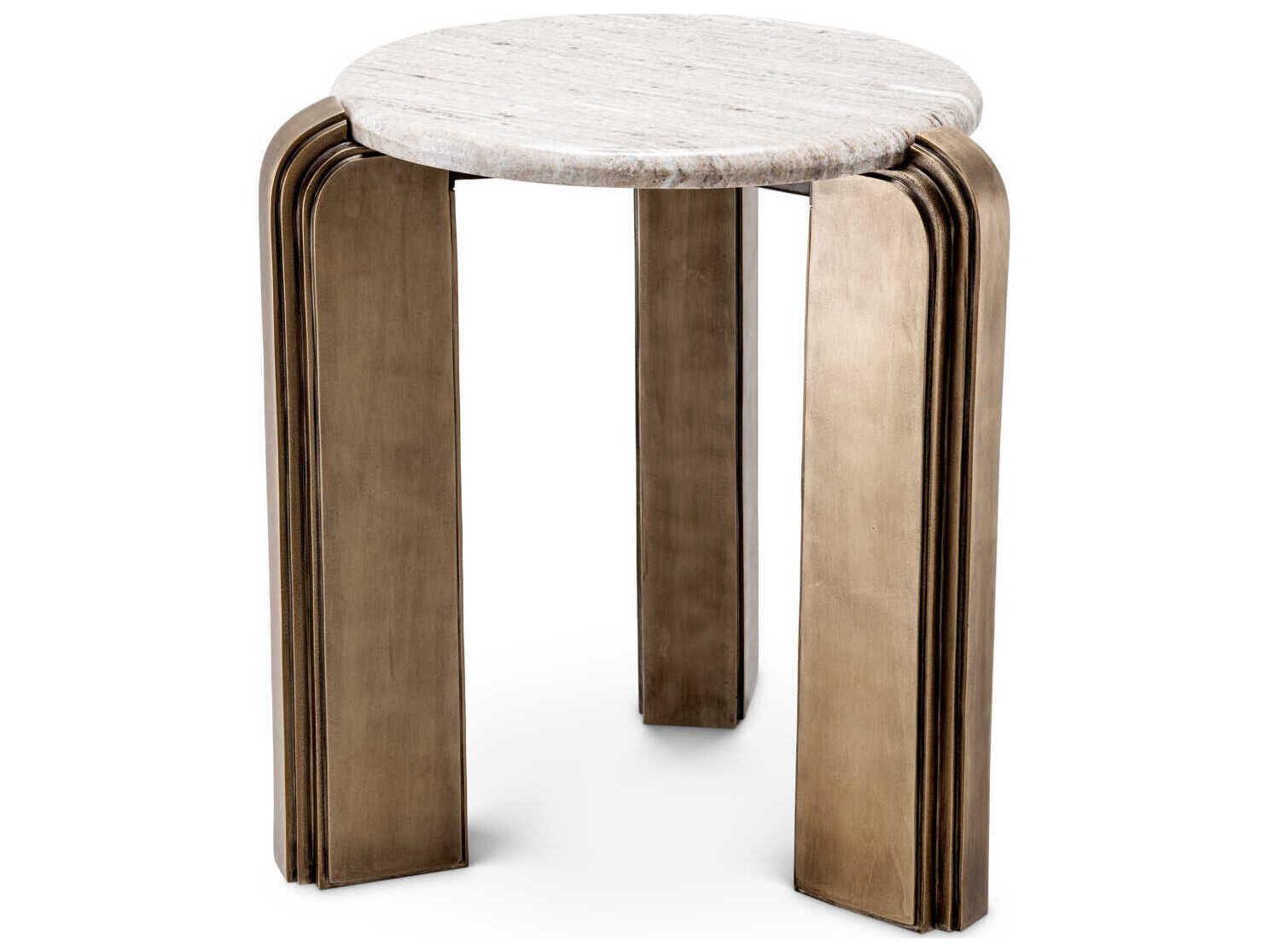 Eichholtz Albion Antique Brass Side Table