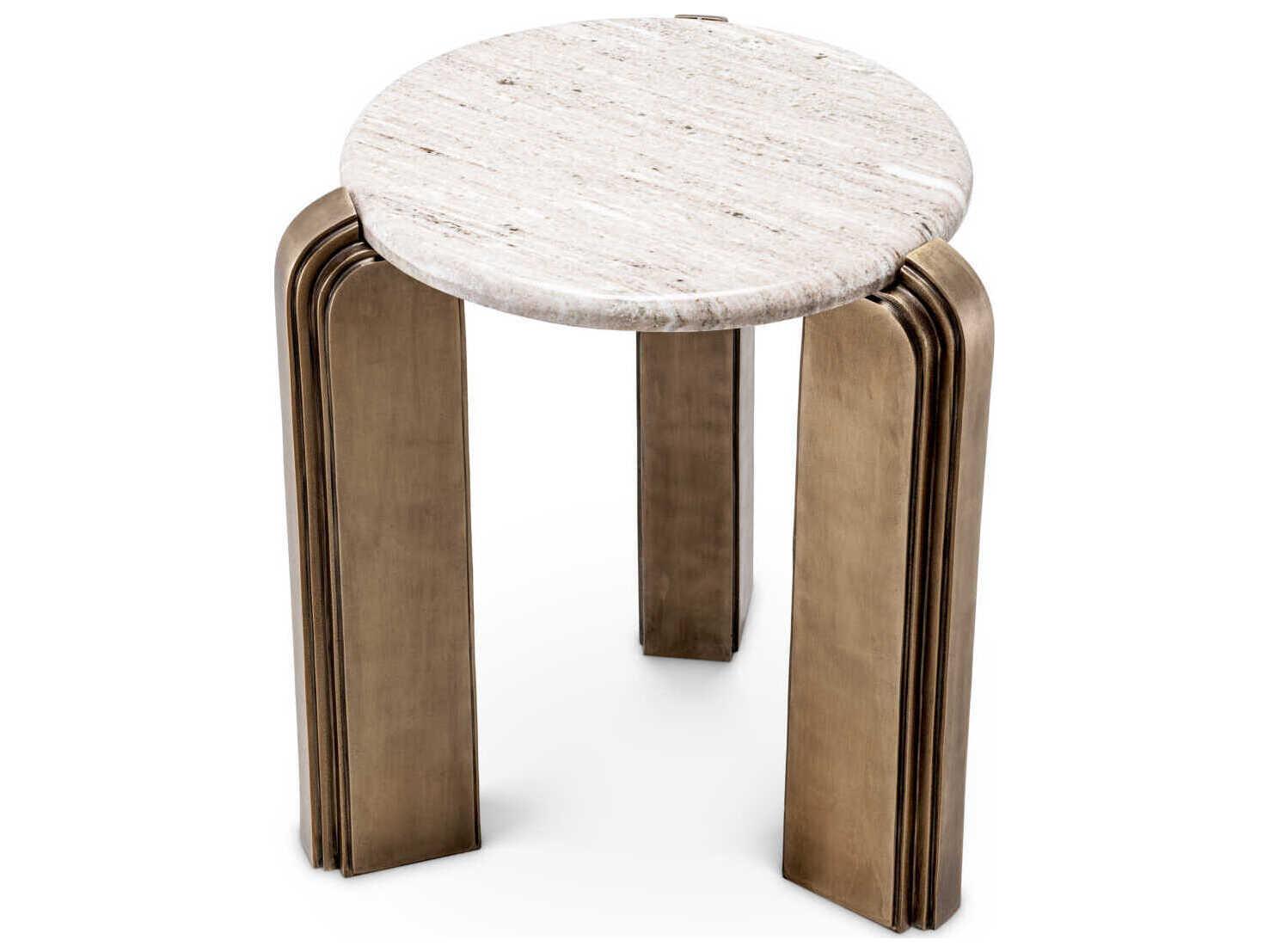 Eichholtz Albion Antique Brass Side Table