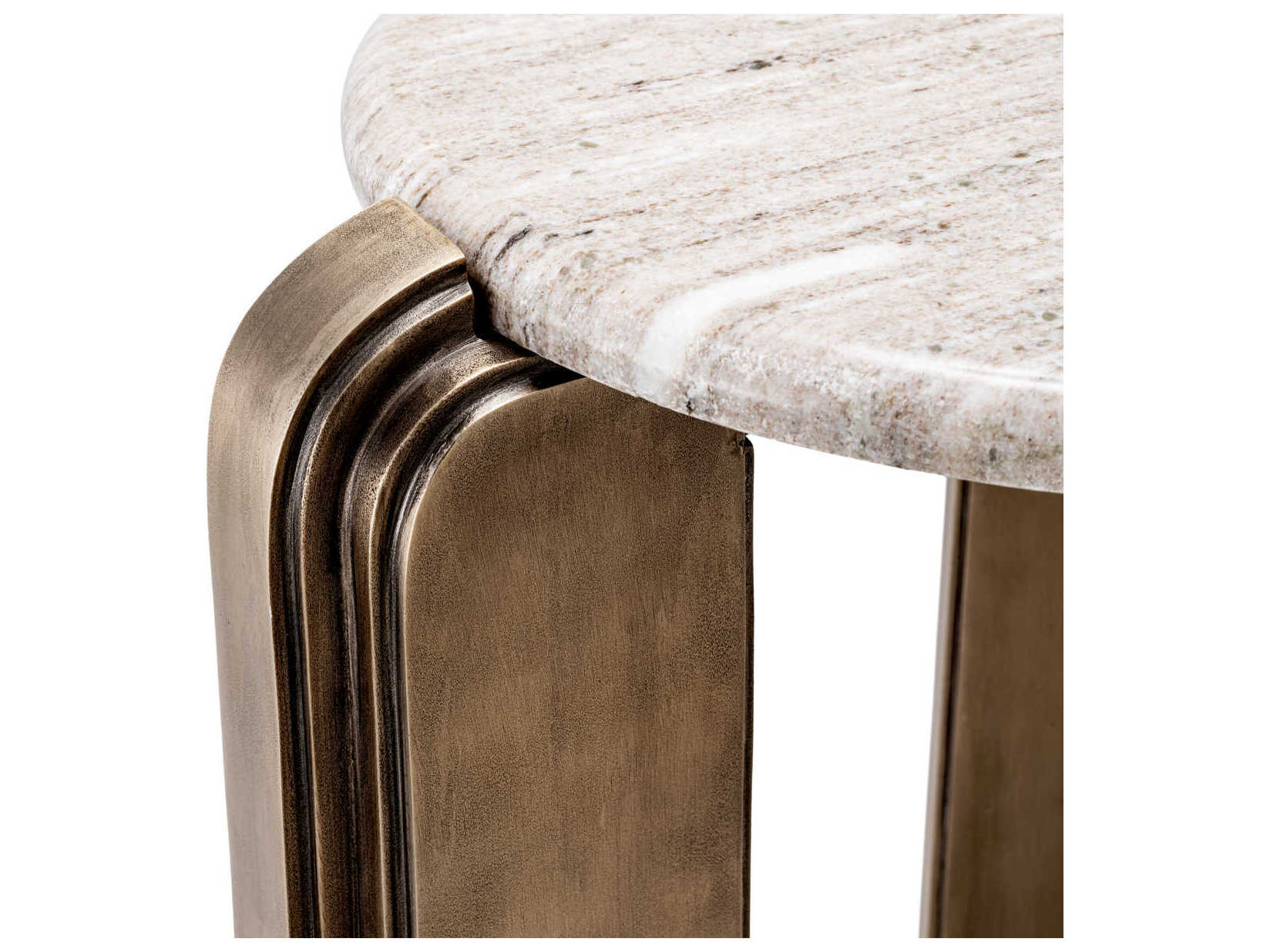 Eichholtz Albion Antique Brass Side Table