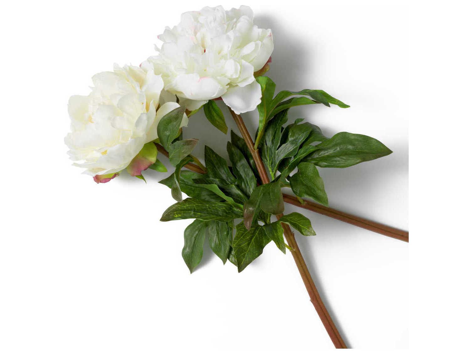 Eichholtz Peonies Of White Tones Real Touch Pcs/2 Varieties Bouquet