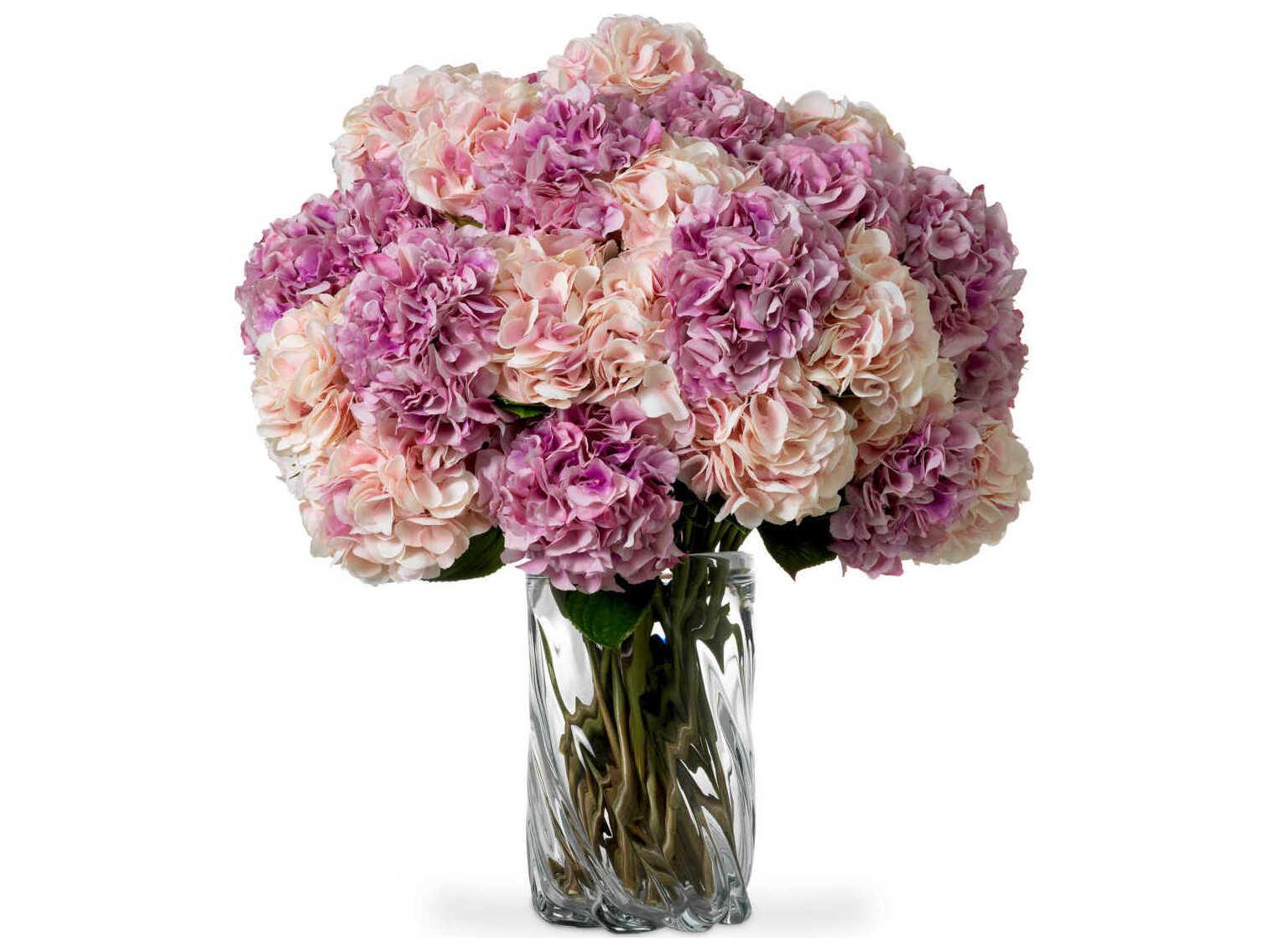 Eichholtz Hydrangeas Of Pink Tones Real Touch Pcs/2Varieties Bouquet