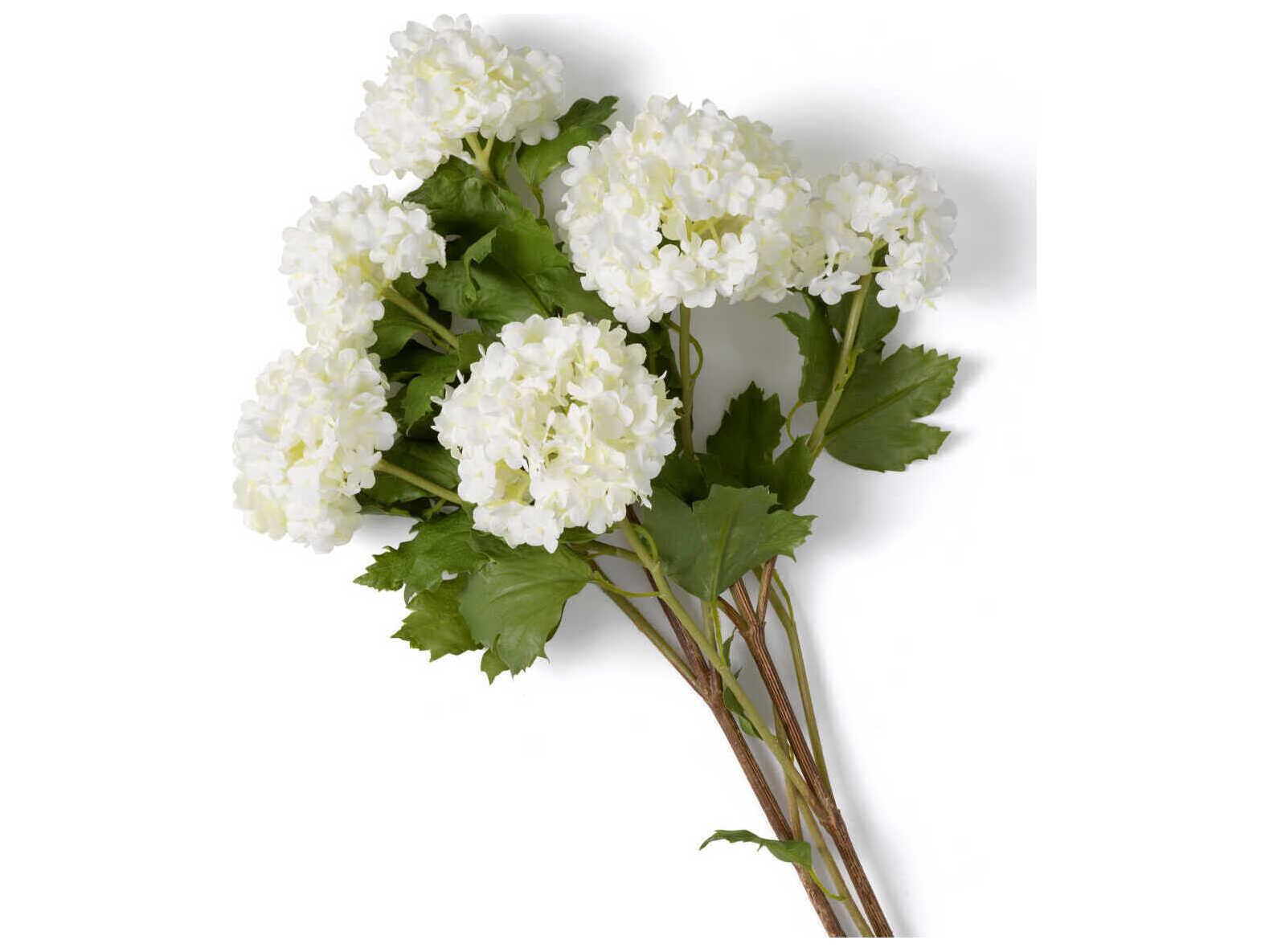 Eichholtz Hydrangeas Of Snowball White Real Touch Pcs Bouquet