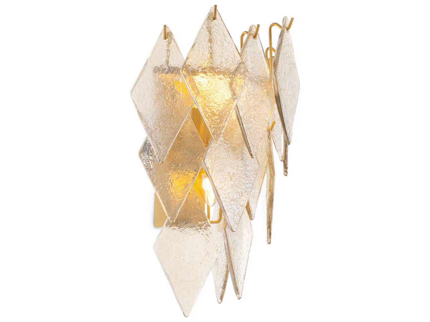 Eichholtz Rhombus Antique Brass Wall Lamp