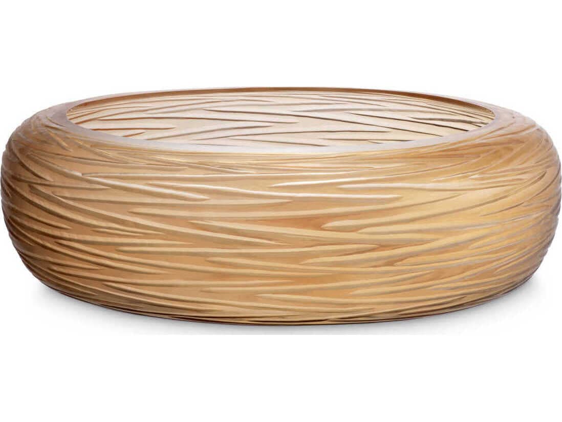 Eichholtz Alessio Peach Glass Bowl